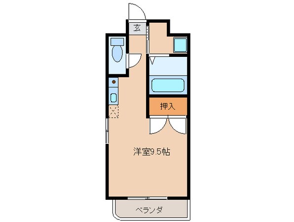 シャトレ麦野の物件間取画像